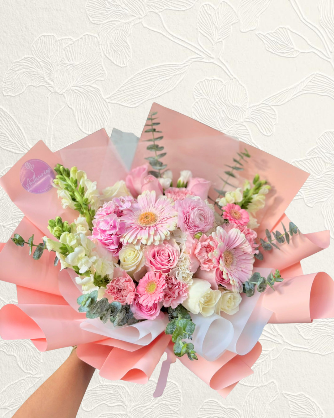 24 rosas estilo coreano