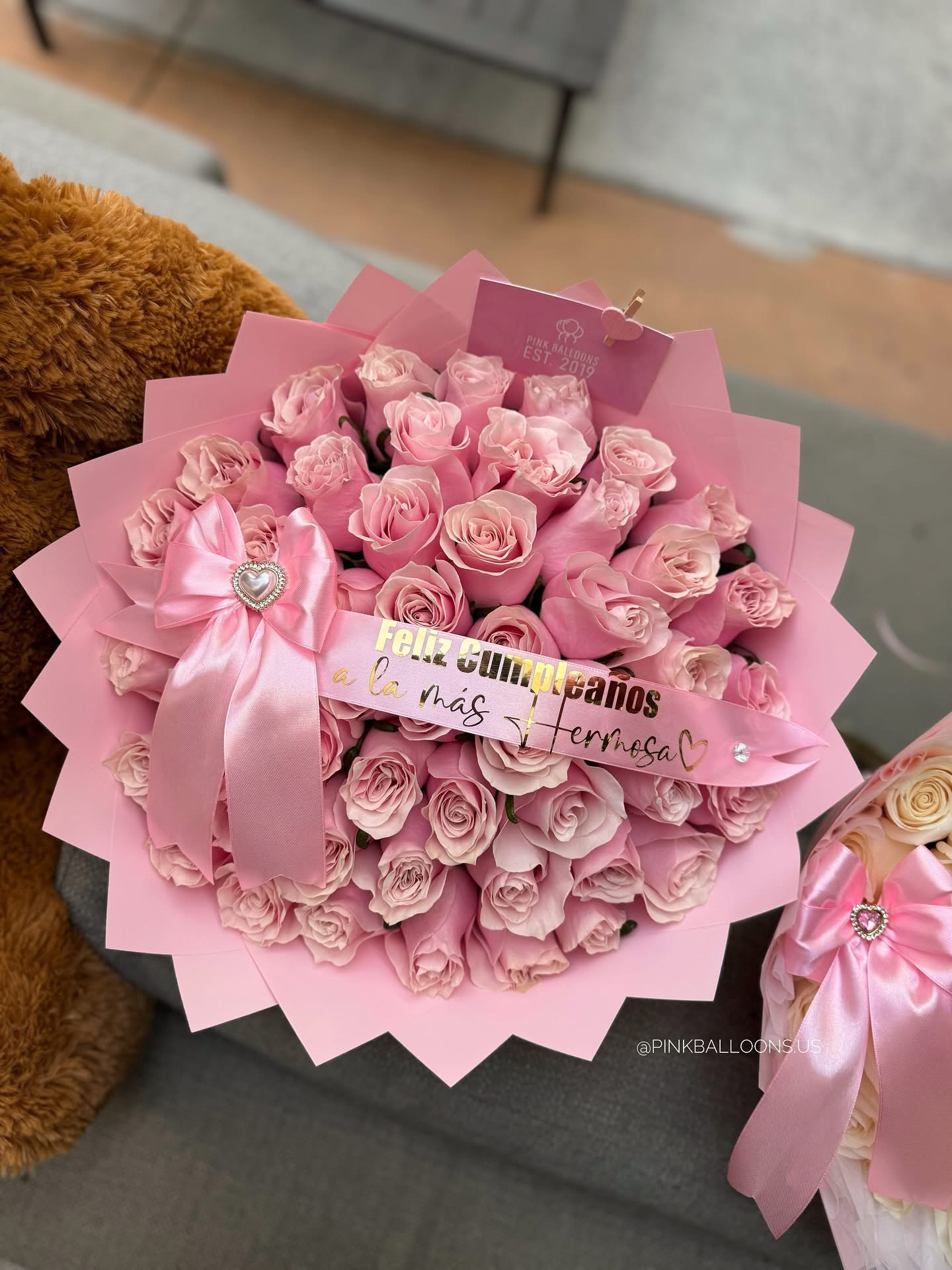 50 rosas coquette 